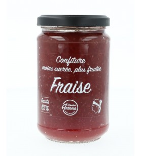   Confiture fruitée de fraise de Corse allégée en sucre - 325 gr 4.8