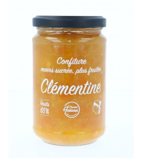 Confiture fruitée de clémentine de Corse allégée en sucre - 325 gr