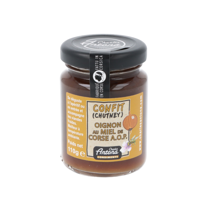Chutney o cipolla confit con miele di Corsica