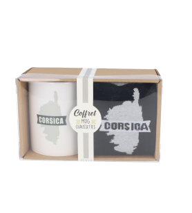 Boxed set mug and socks Corsica
