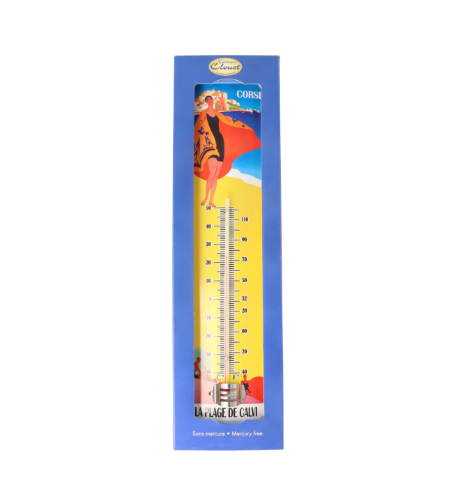 Thermometer Der Strand von Calvi