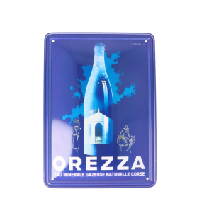 Metal plate bottle Orezza